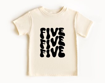 Five svg, Boys Birthday svg, Girls Birthday svg, I am 5 svg, 5th Birthday svg, Fifth Birthday svg, Boho, Svg Dxf Png Silhouette Cricut