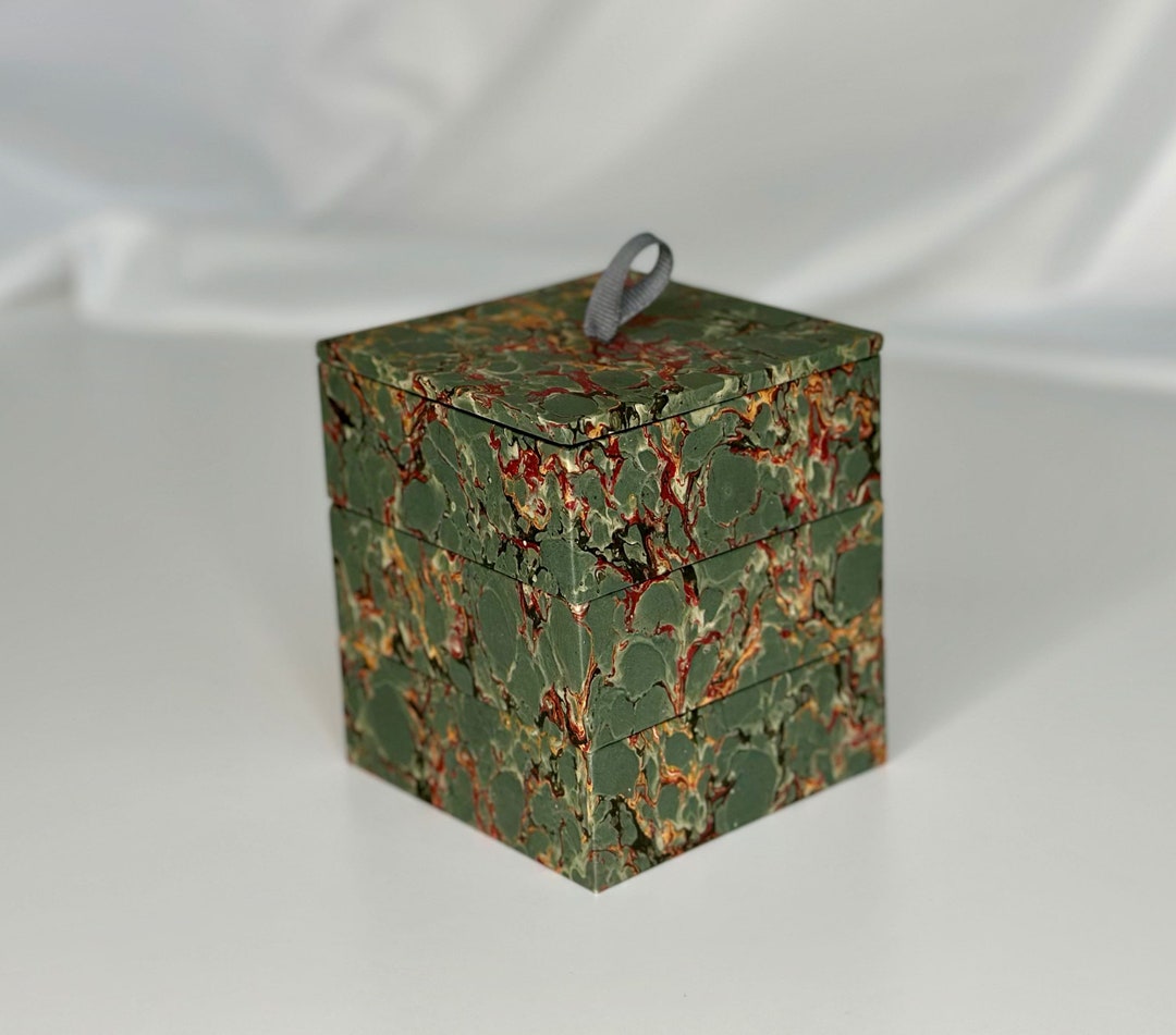 Triple Tier Box With Flanged Lid - Etsy