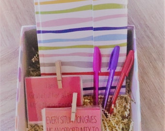 Journaling Gift Box Self Care Gift Box Gift for Friend Gift for Sister Gift for Loved One Thoughtful Gift Affirmation Gift Box Self Love