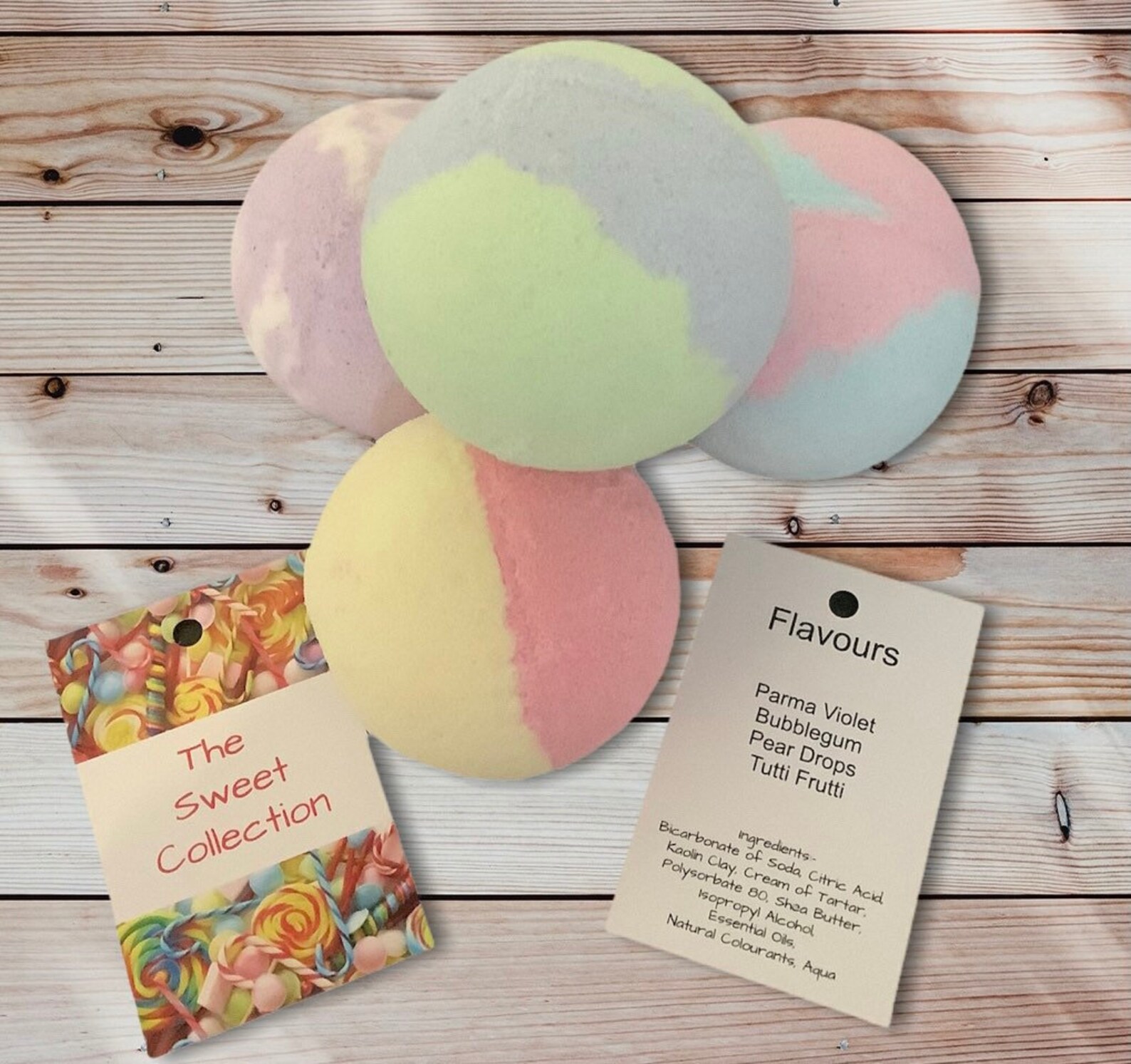 Bath Bombs The Sweet Collection 4 x bathbomb gift set Etsy