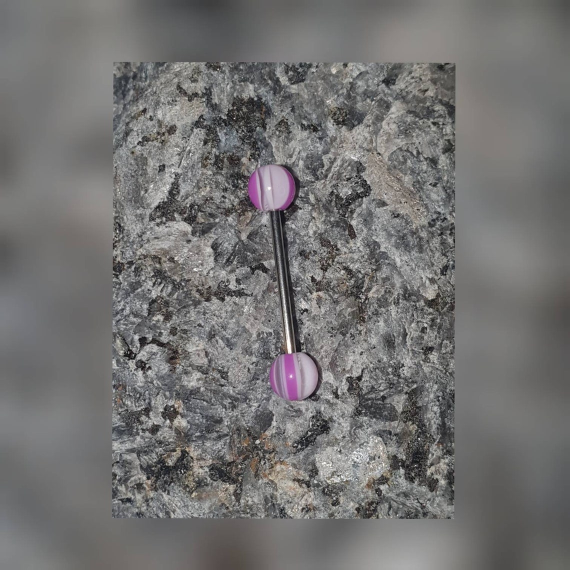 Funky Tongue Piercing Bars various Colours Etsy