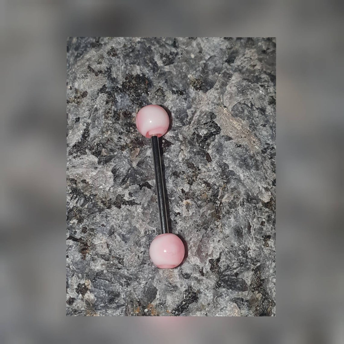 Funky Tongue Piercing Bars various Colours Etsy
