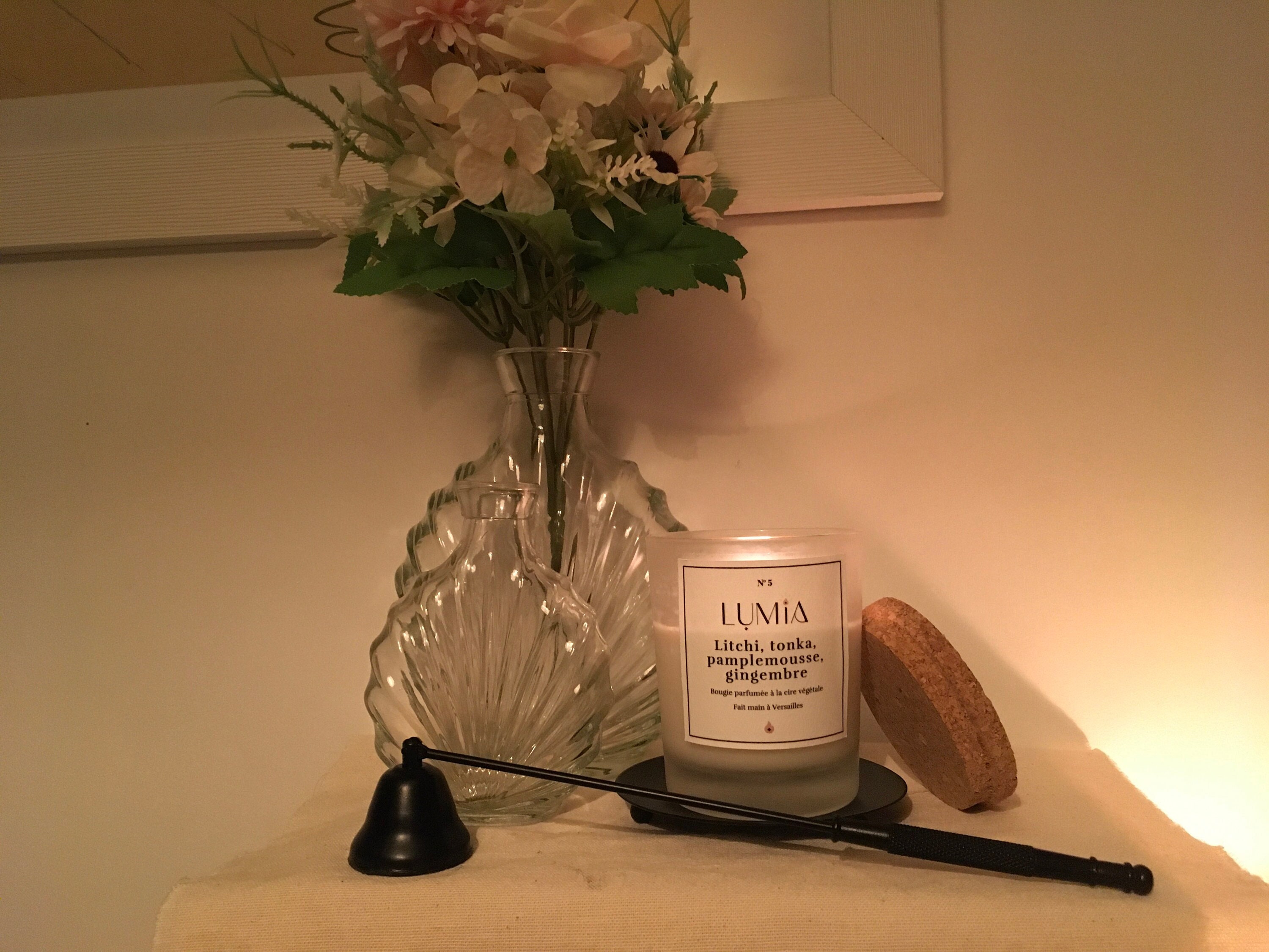 Litchi, Gingembre Pamplemousse, Tonka, Bougie Parfumée