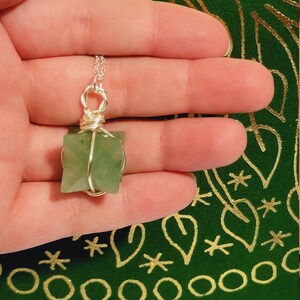 Collar Verde Aventurine Merkaba