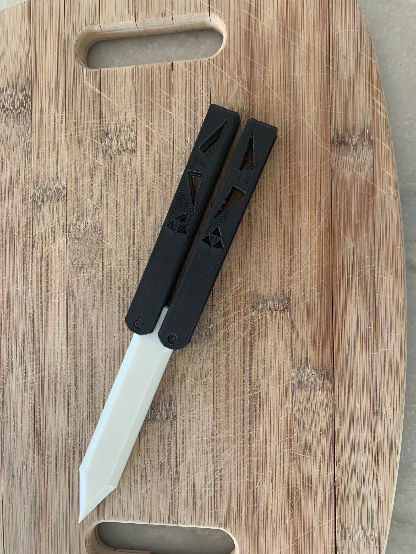 3D Printed Butterfly Knife Etsy