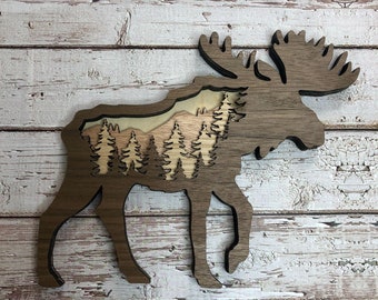 Download 3d Wood Animals Etsy