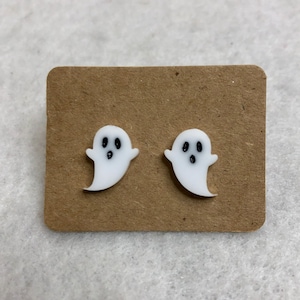 Spooky Ghost Stud Earrings