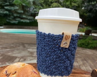 Hand knit Cup Cozies