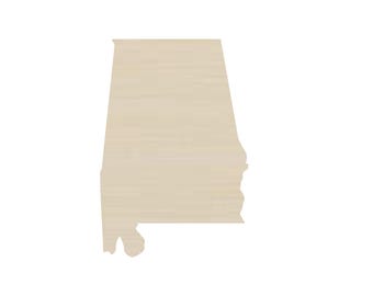 Alabama Wood Shape, Crafting & Painting Blank