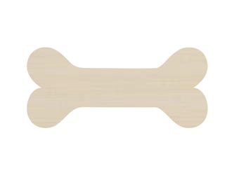 Dog Bone Blank Wood Shape, Crafting & Painting Supply