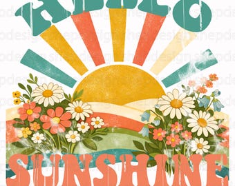 Diseño PNG de descarga digital vintage de verano