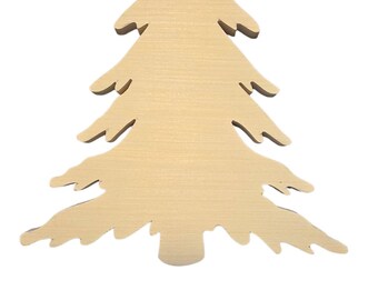 Unfinished Wood Christmas Tree Cutout | DIY Craft Supply