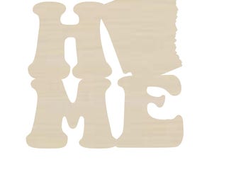 Arkansas home blank Wood Shape, Ready to paint state of Arkansas