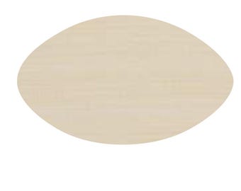 Football Wood Shape, Unfinished Plywood, Craft & Painting Supply