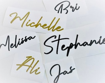 Wedding Name Sticker Etsy Wedding Name Sticker Etsy