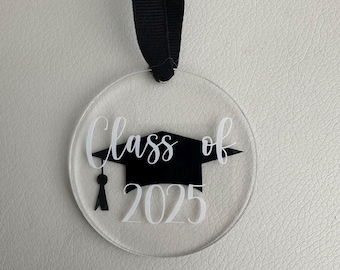 Graduation Ornament: Acrylic Class of 2024/2025 Gift