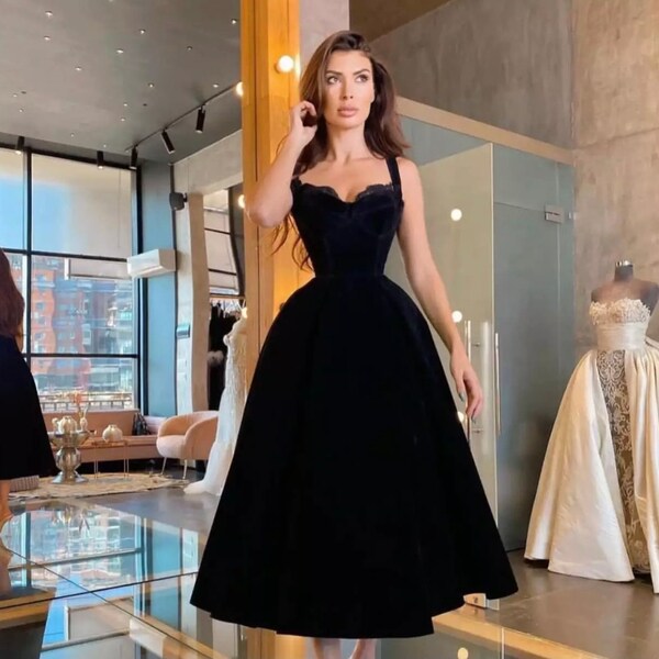Black Elegance Skort Dress
