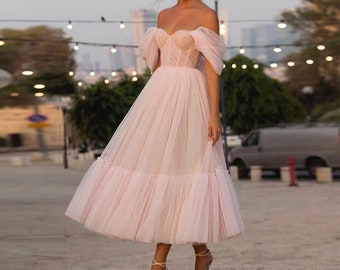 soft pink dress