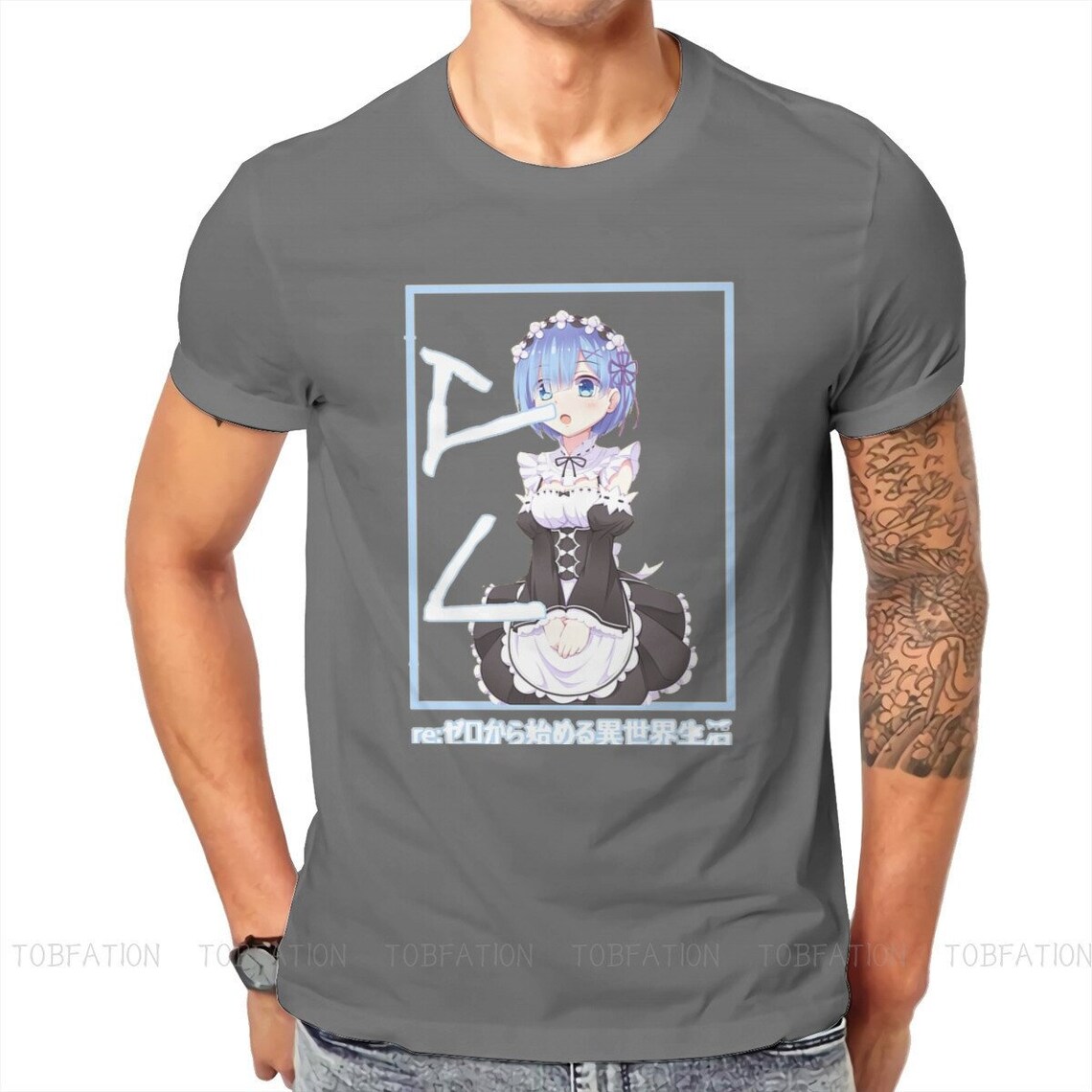 Anime Shirt Anime Re Zero Shirt Rem Shirt Emilia Subaru Etsy