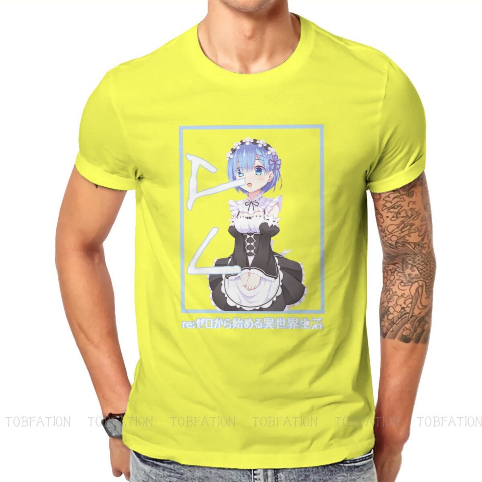 Anime Shirt Anime Re Zero Shirt Rem Shirt Emilia Subaru Etsy