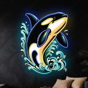 Orca Neon Sign - Etsy