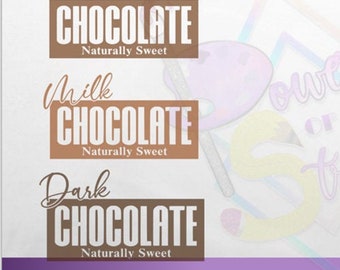 Free Free 333 Chocolate Naturally Sweet Svg SVG PNG EPS DXF File