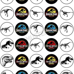 30 Muffin Toppers Dinosaur Jurassic The Lost World Muffin Decoration Muffin Topper Party Lactose Free Gluten Free Vegan