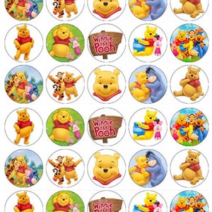30 Toppers per muffin dell'orso Winnie The Pooh decorazione per muffin topper per muffin party senza lattosio senza glutine vegan