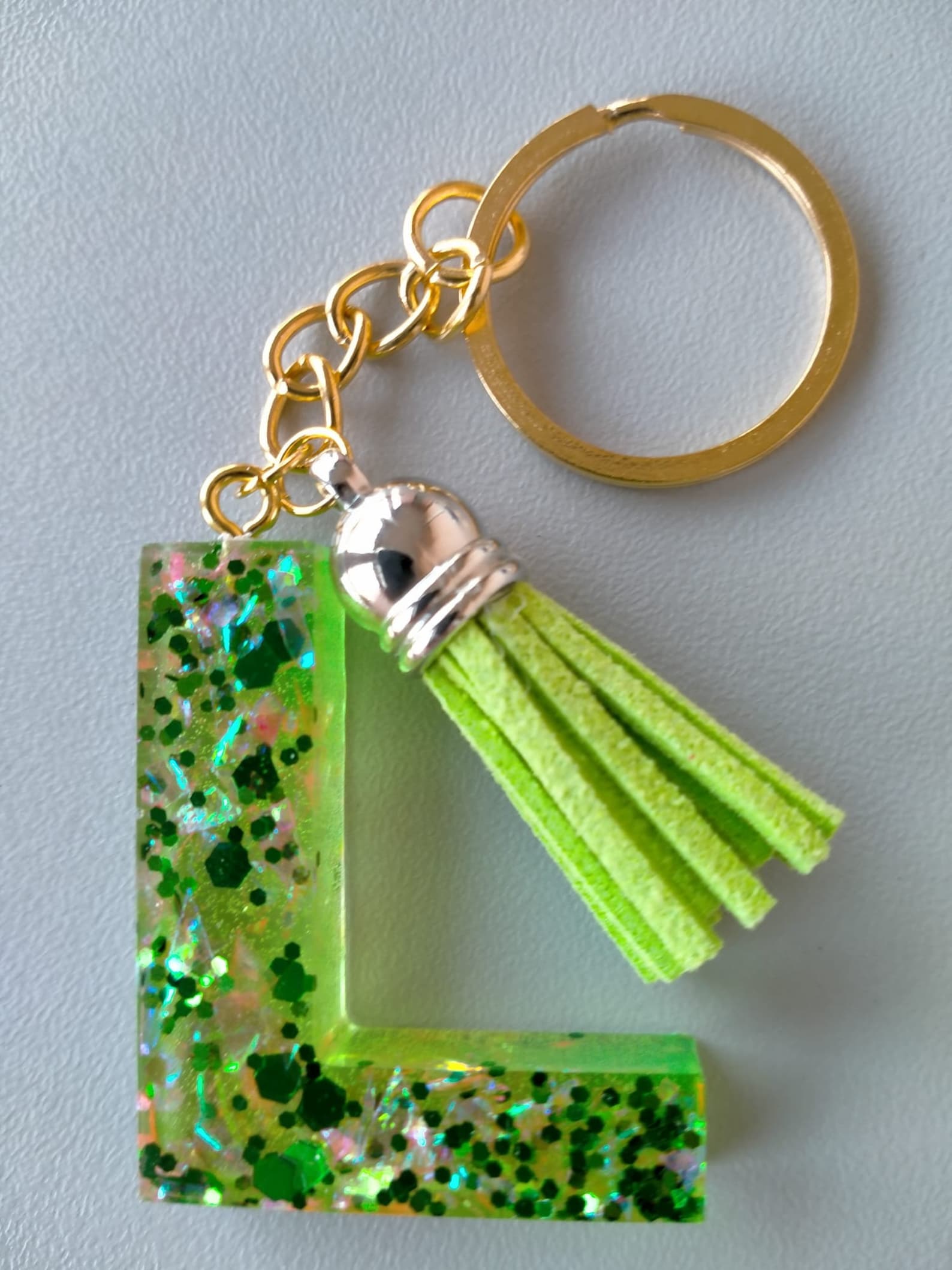 Custom Resin Keychain Letter Keychain Resin Letter Etsy