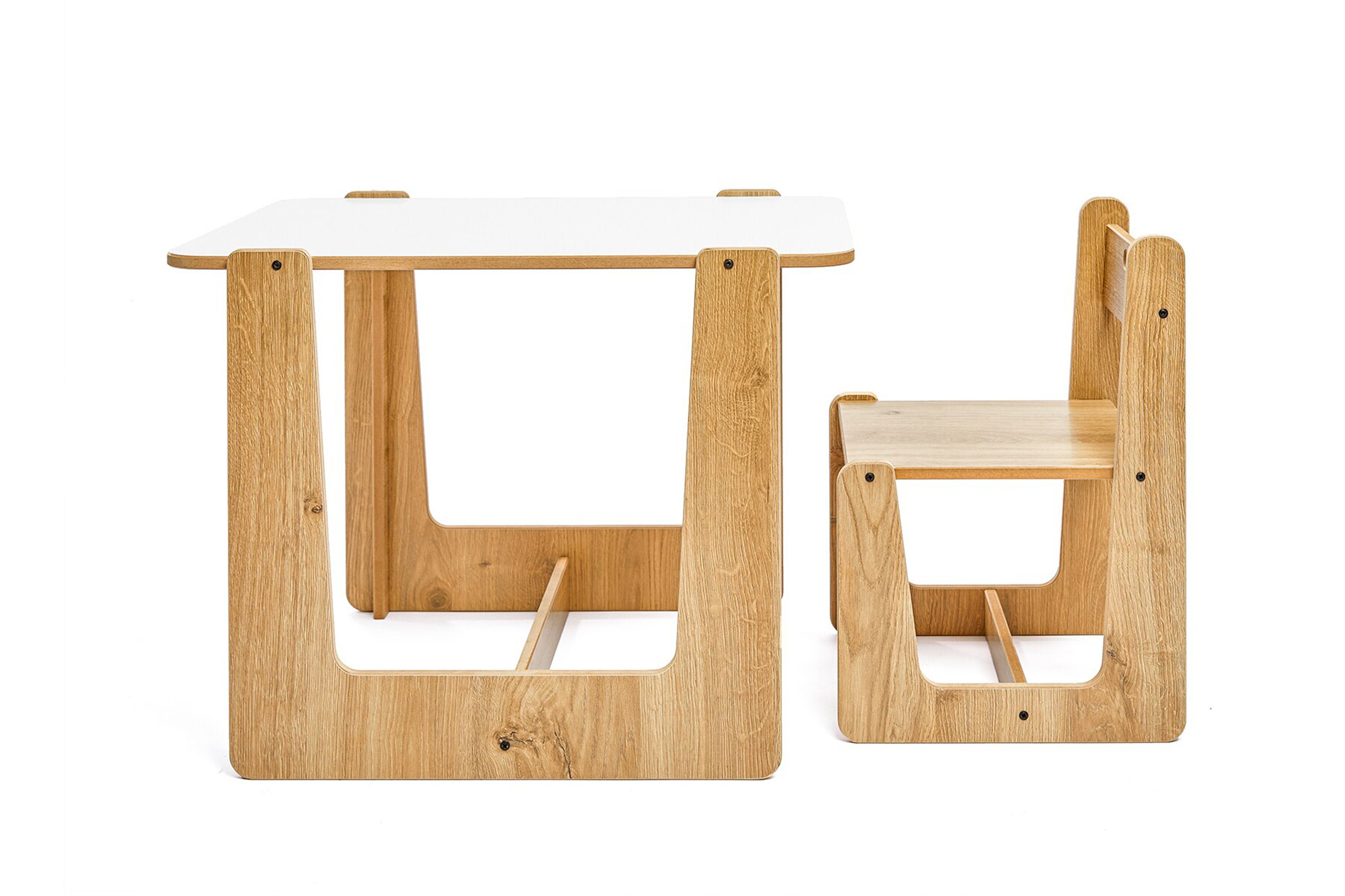 24 Age Montessori Table and Chair Set Wooden Study Table Etsy