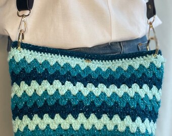 Women Shoulder Bag,  Crochet Accessories , Crossbody Bag, Shoulder Bag, Handmade gift ,Gift for her, Crochet Gift, Birthday gift, Women Bag