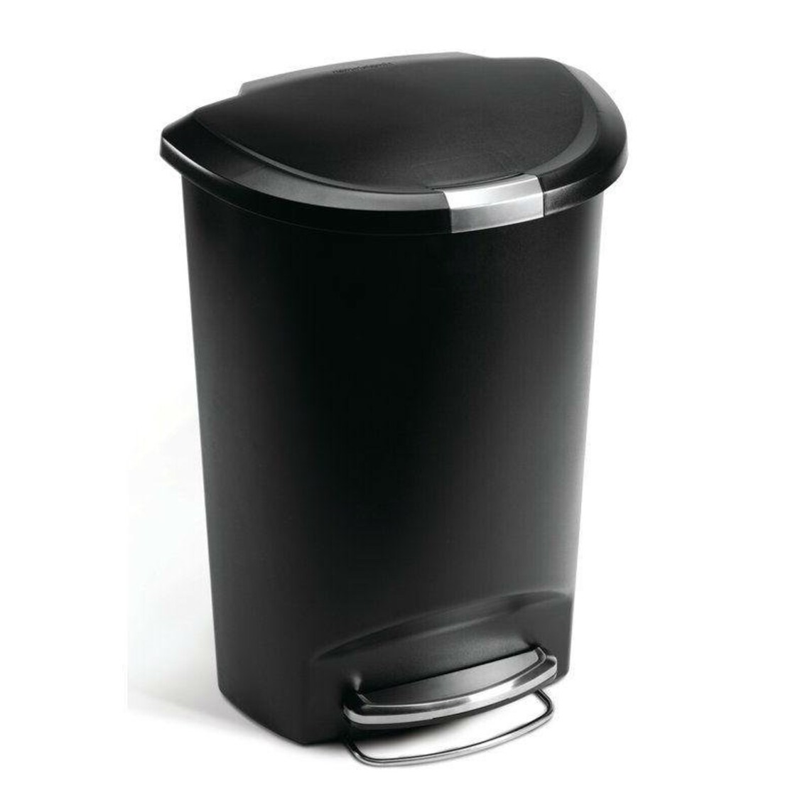 Black 13Gallon Kitchen Trash Can with Foot Pedal Step Lid Etsy
