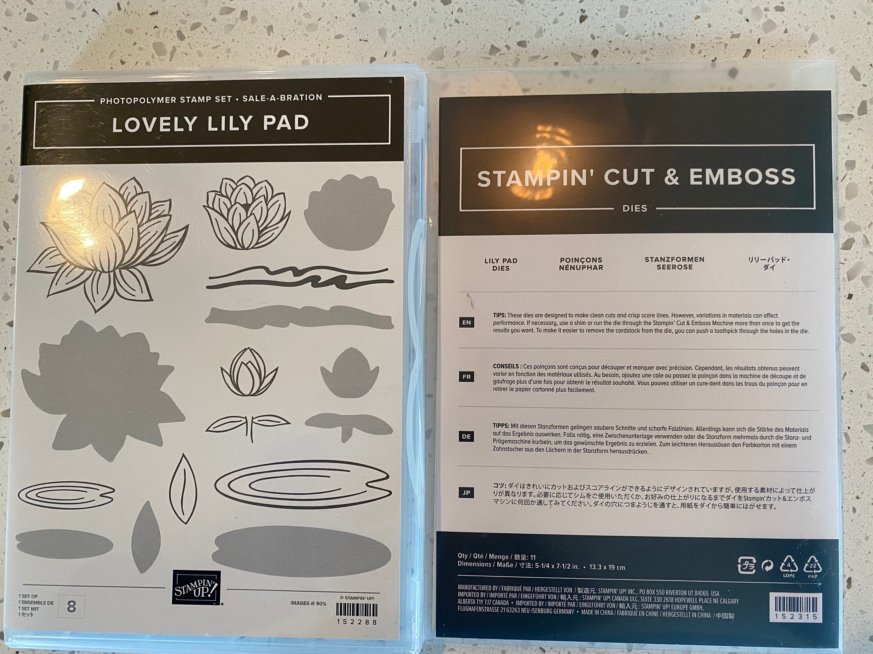 Stampin' Up! Lovely Lily Pad Stamp Set and Die - Etsy
