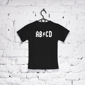 ABCD - Music T-Shirt - Boy/Girl Toddler&#39;s Fine Jersey Tee TShirt
