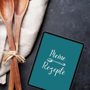 Digital recipe book PDF | 40 pages | A4 & A5 | Cookbook to fill out | Recipe template