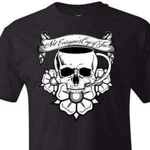 Digital Download Tattoo Style &quot;Not Everyone&#39;s Cup of Tea&quot;