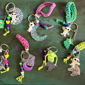 Alien Keychains – Handmade Cosmic Charms