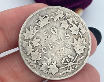 1919年カナダ5セント銀貨キングジョージ - Etsy 日本