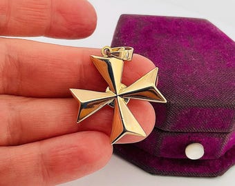 Broche Papillon Or Jaune 9 Carats – Filigrane Maltaise – Neuf Avec étiquettes – Malte