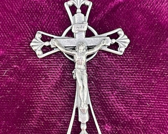 Vintage Sterling Silver Crucifix