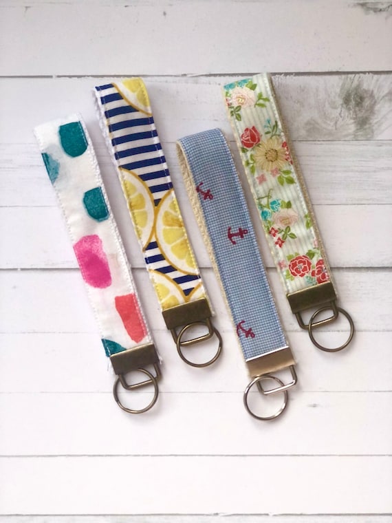 Colorful Fun Wristlet Keychain Wristlet Key Fob Wrist Keychain