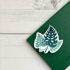 Monstera Vinyl Sticker | houseplant sticker | plant lover | water resistant sticker for hydroflask, laptop, bullet journal, book, planner
