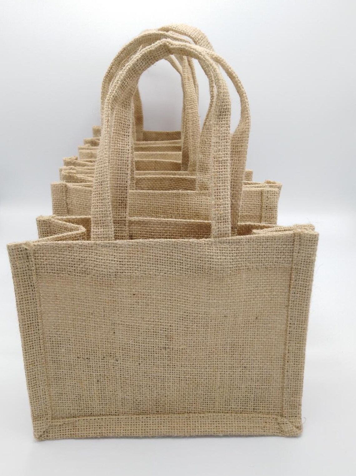 Hessian Bags Pack of 10 Height 15cm Width 20cm Depth 10cm Etsy
