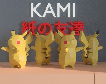 3d Pikachu Etsy