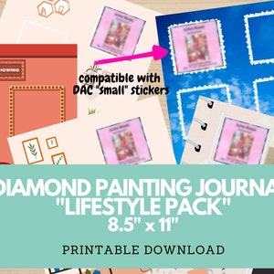 Diamond Painting Journal Diamond Painting Logbook Diamond Art Journal  Watercolor Diamond Art Planner Digital Download Journal -  Israel