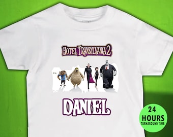 New Personalized Character Hotel Transylvania Birthday Shirt