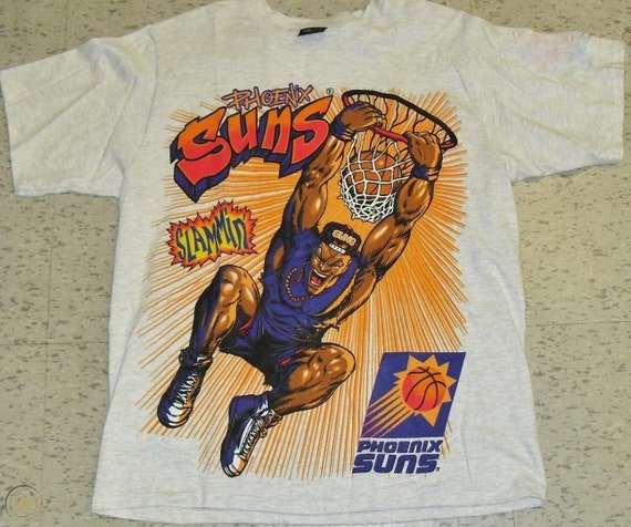 White Basketball Phoenix Suns Vintage 90s T-shirt S-4XL - Etsy Singapore