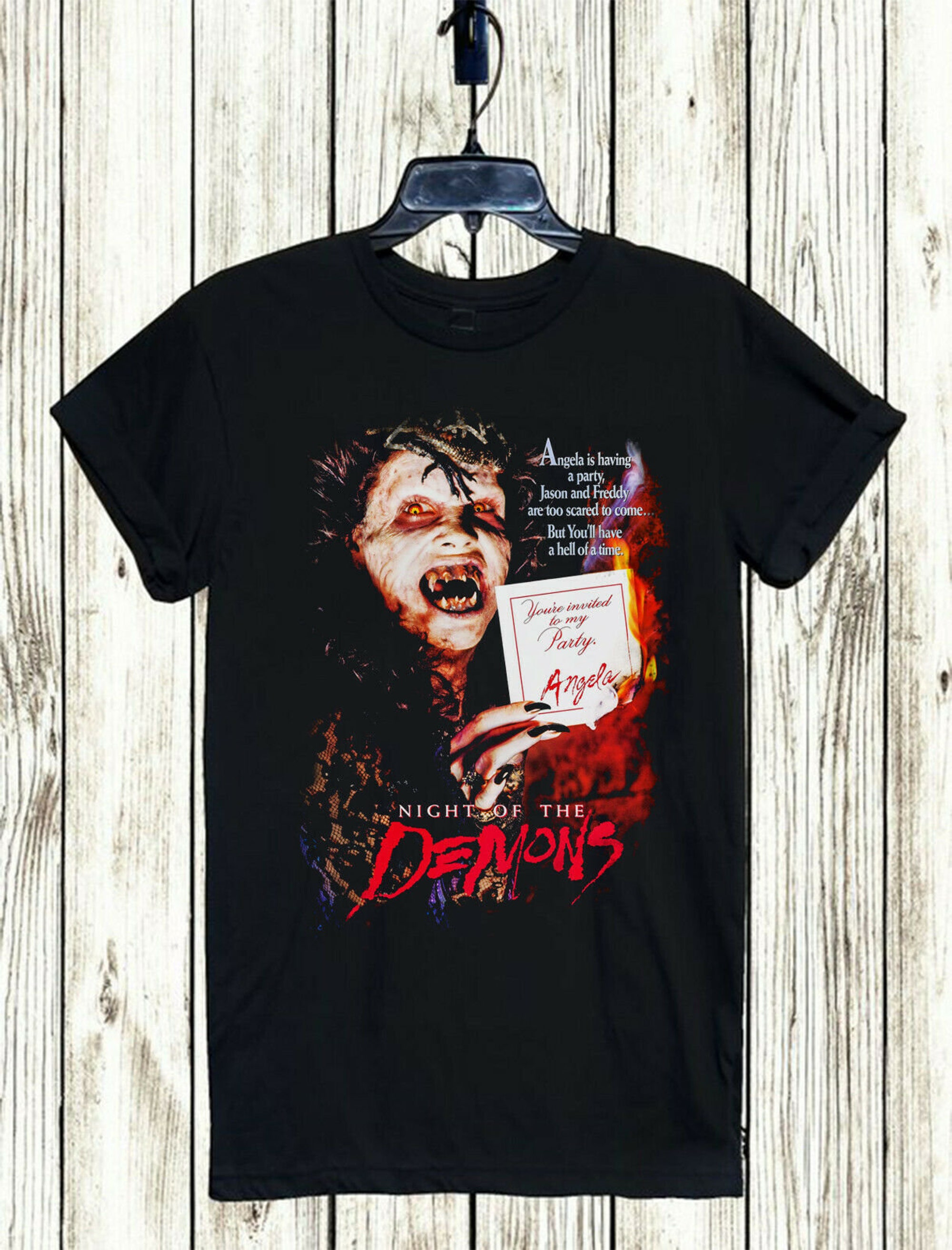 Vintage 80s Night Of The Demons Movie T-Shirt