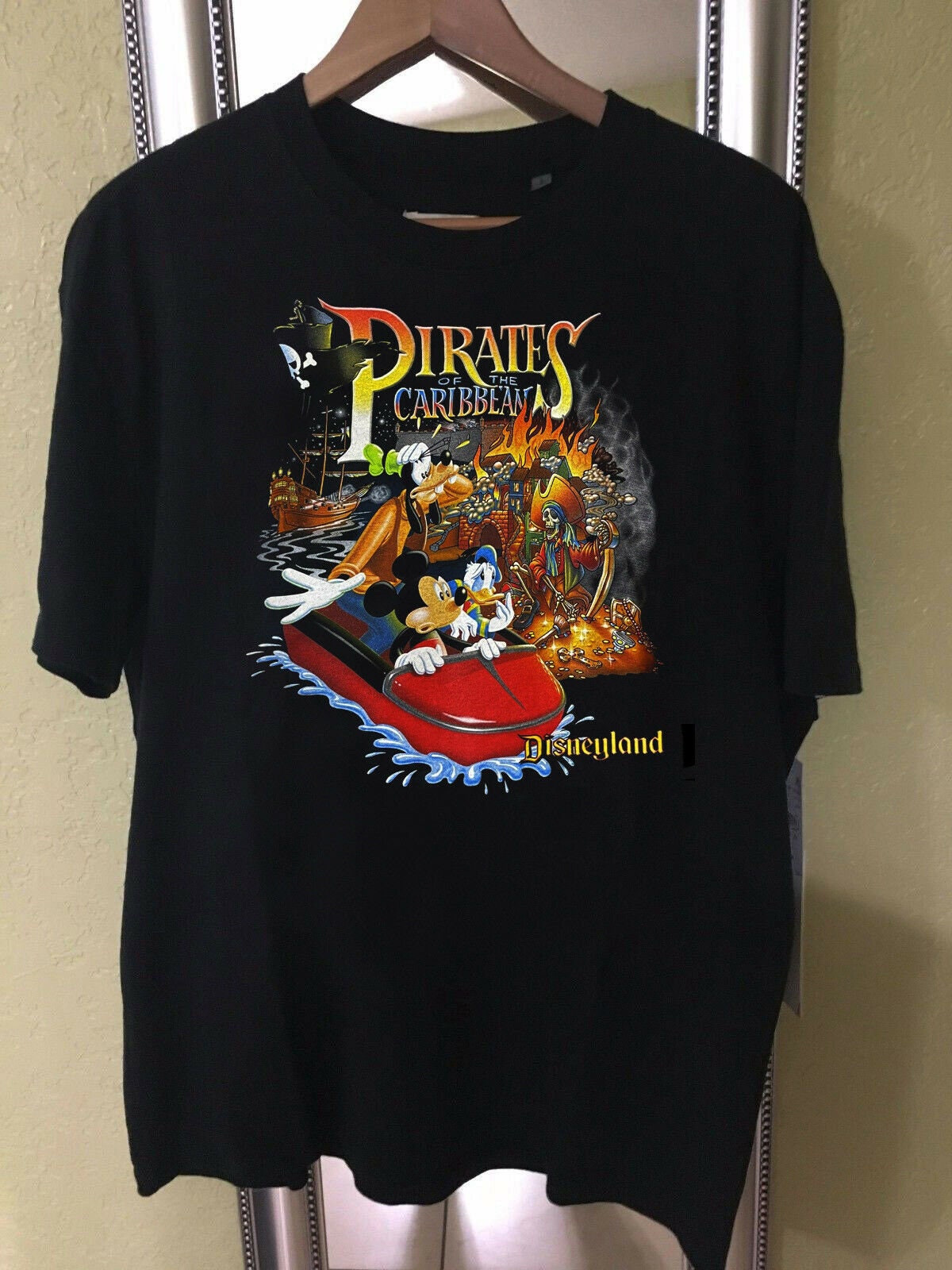 Vintage Pirates Of The Caribbean Shirt Disney Tee Splash Space | Etsy