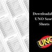 Printable Uno Score Sheet, Uno Score Sheet Template, Printable Uno ...